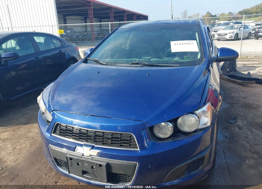 2013 CHEVROLET SONIC LT MANUAL VIN: 1G1JD5SH4D4136373