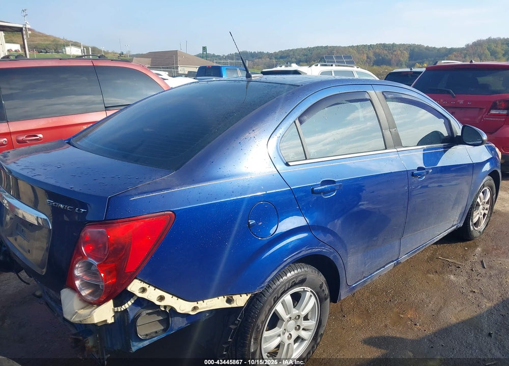 2013 CHEVROLET SONIC LT MANUAL VIN: 1G1JD5SH4D4136373