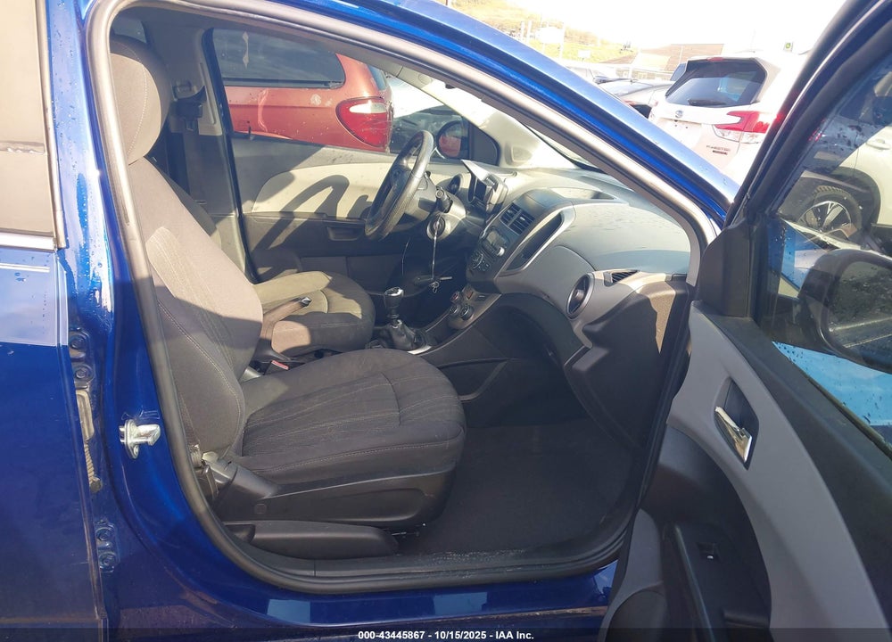 2013 CHEVROLET SONIC LT MANUAL VIN: 1G1JD5SH4D4136373
