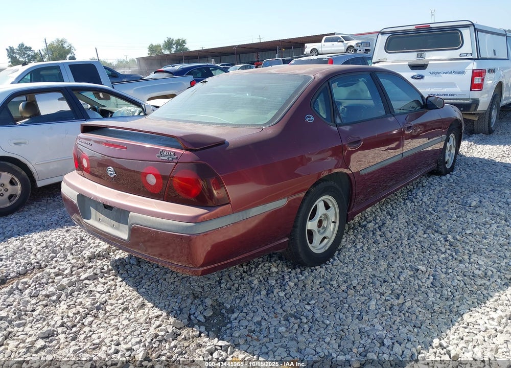 2001 CHEVROLET IMPALA LS VIN: 2G1WH55K219202249