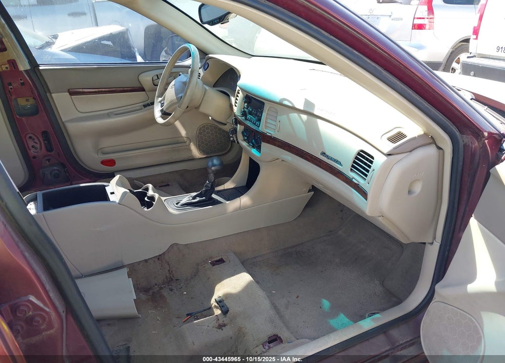 2001 CHEVROLET IMPALA LS VIN: 2G1WH55K219202249