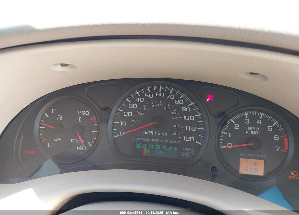 2001 CHEVROLET IMPALA LS VIN: 2G1WH55K219202249