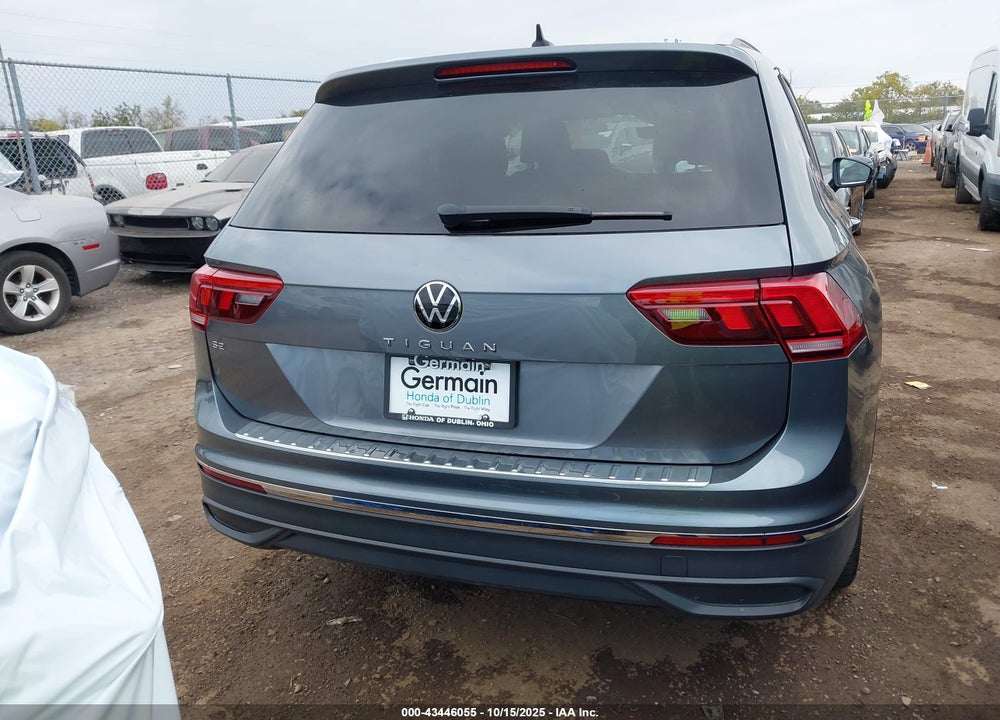 2022 VOLKSWAGEN TIGUAN 2.0T SE VIN: 3VV3B7AX2NM174153