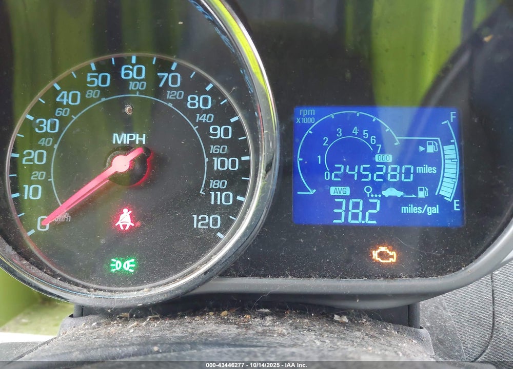2014 CHEVROLET SPARK LS MANUAL VIN: KL8CA6S98EC421844