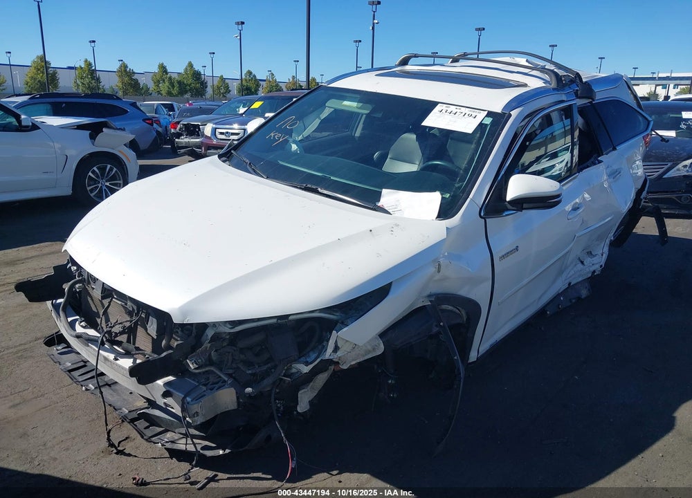 2019 TOYOTA HIGHLANDER HYBRID XLE VIN: 5TDJGRFH6KS071544