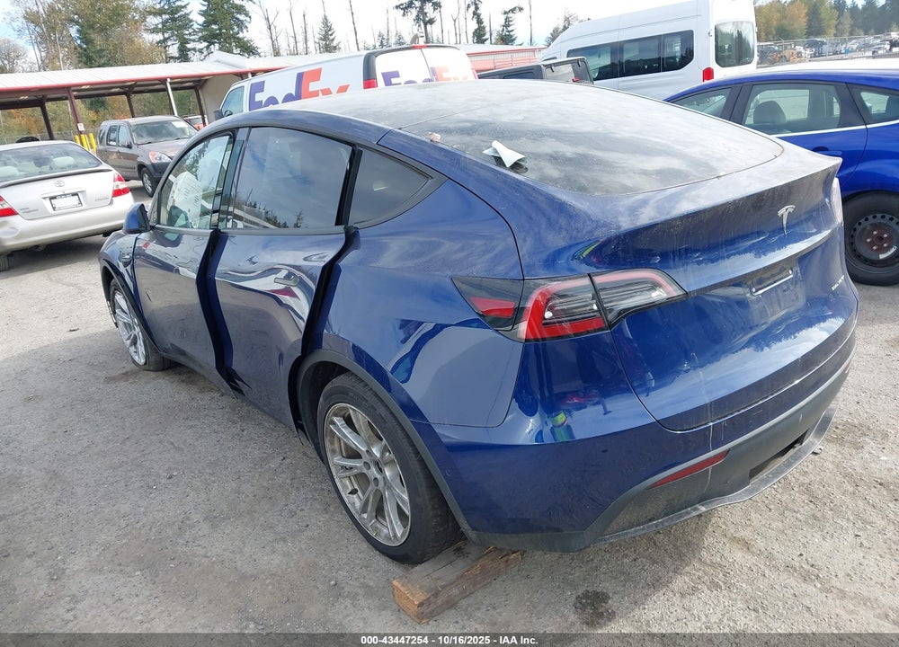2021 TESLA MODEL Y LONG RANGE DUAL MOTOR ALL-WHEEL DRIVE VIN: 5YJYGDEE5MF260055