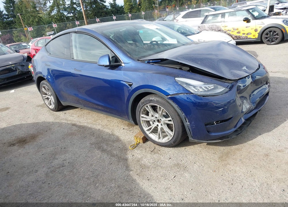 2021 TESLA MODEL Y LONG RANGE DUAL MOTOR ALL-WHEEL DRIVE VIN: 5YJYGDEE5MF260055