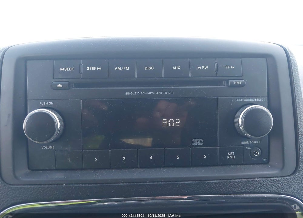 2013 DODGE GRAND CARAVAN SXT VIN: 2C4RDGCG5DR790887