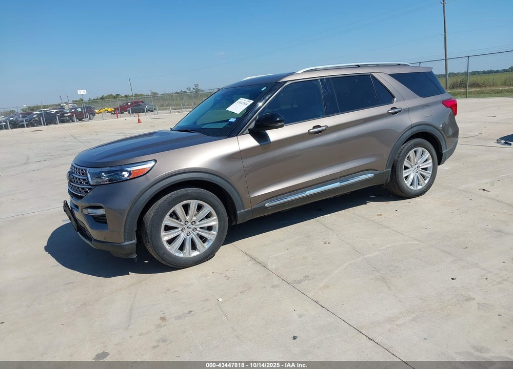 2021 FORD EXPLORER LIMITED VIN: 1FMSK7FH9MGB01488