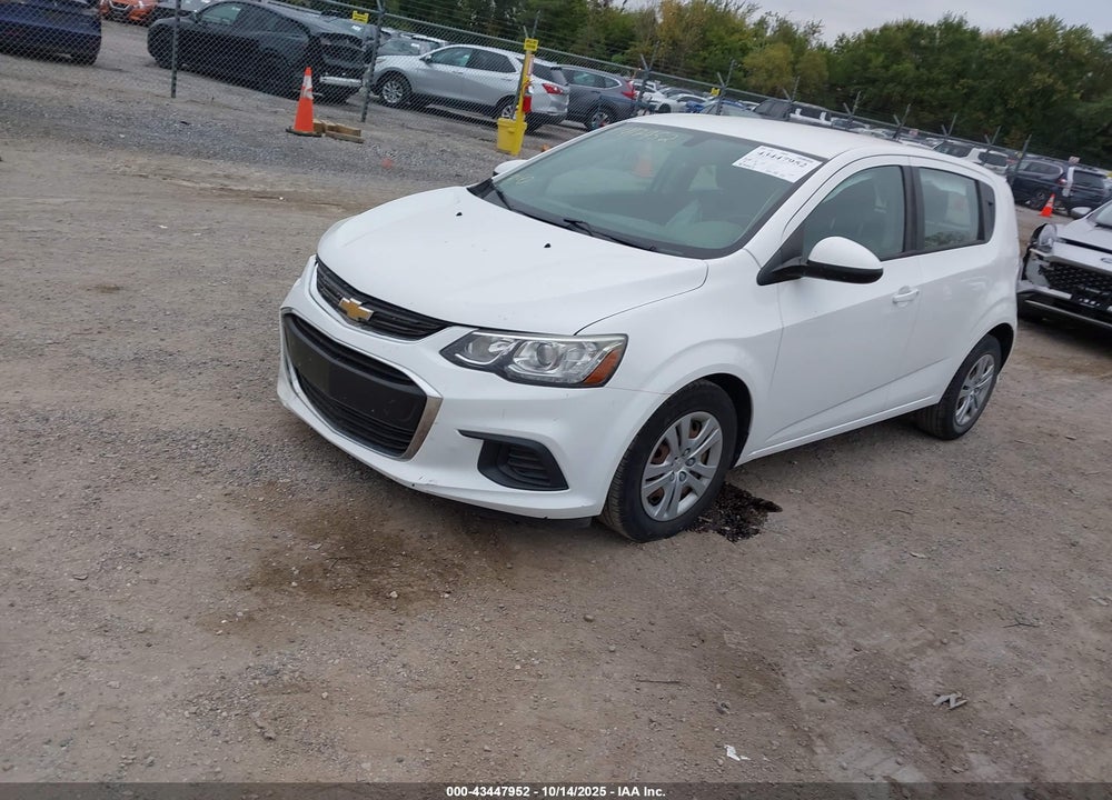 2017 CHEVROLET SONIC LT AUTO VIN: 1G1JG6SH7H4160363