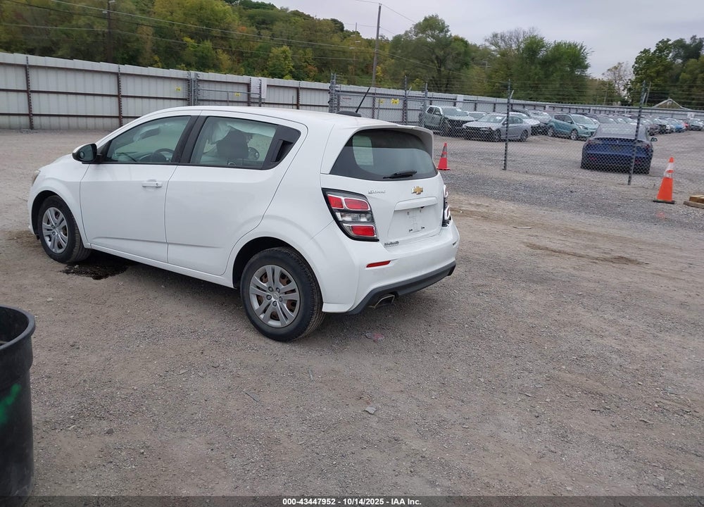 2017 CHEVROLET SONIC LT AUTO VIN: 1G1JG6SH7H4160363