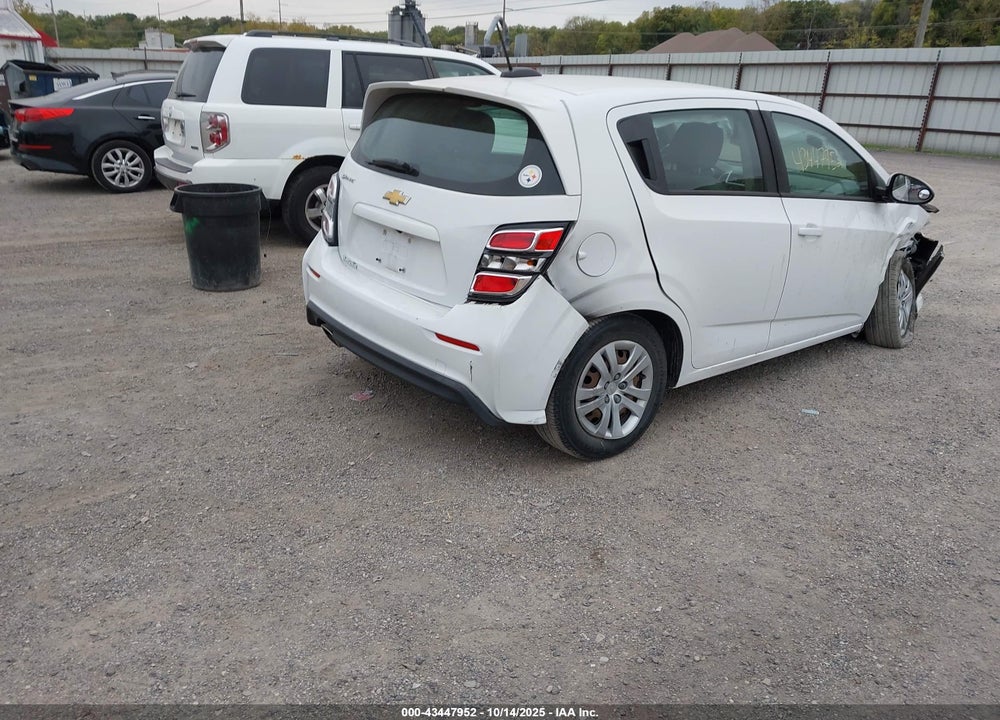 2017 CHEVROLET SONIC LT AUTO VIN: 1G1JG6SH7H4160363
