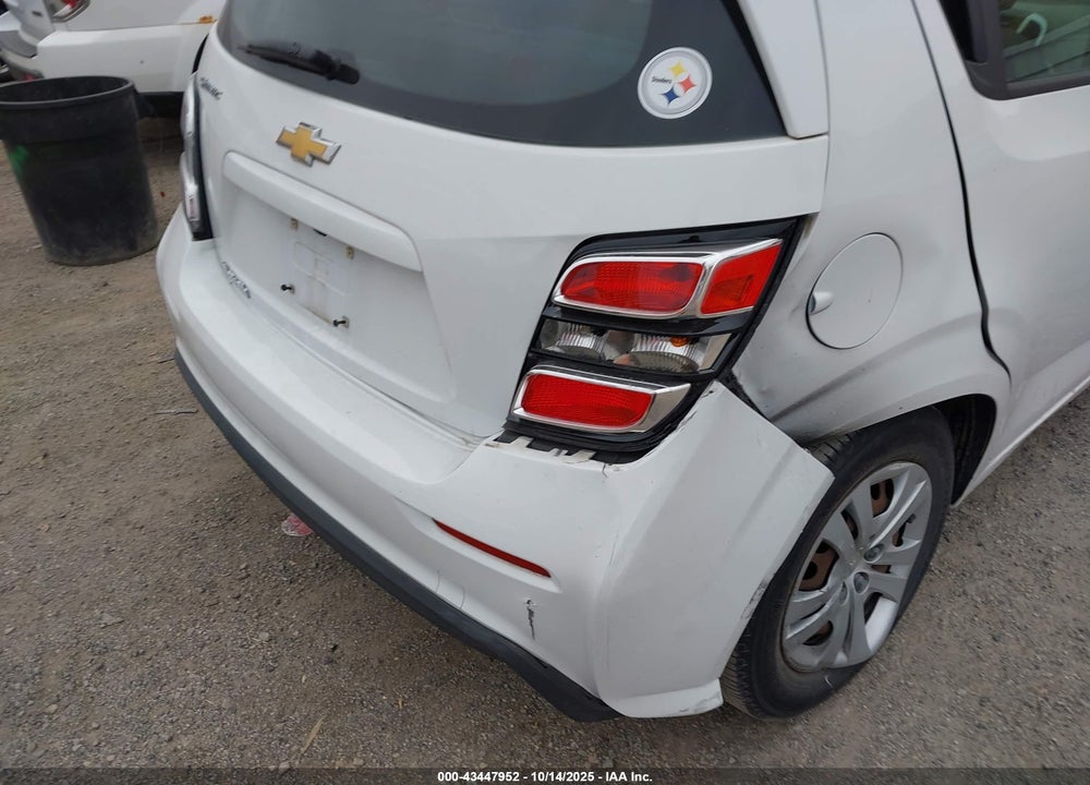 2017 CHEVROLET SONIC LT AUTO VIN: 1G1JG6SH7H4160363