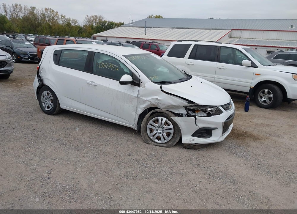 2017 CHEVROLET SONIC LT AUTO VIN: 1G1JG6SH7H4160363