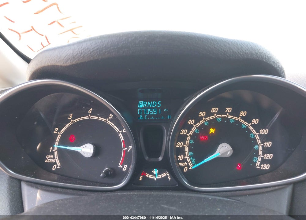 2016 FORD FIESTA VIN: 3FADP4EJXGM160034