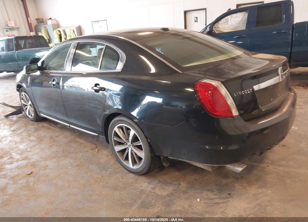 2012 LINCOLN MKS VIN: 1LNHL9DR1CG802085