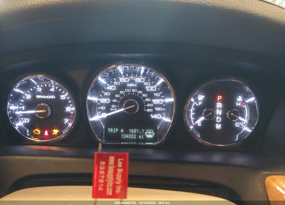 2012 LINCOLN MKS VIN: 1LNHL9DR1CG802085