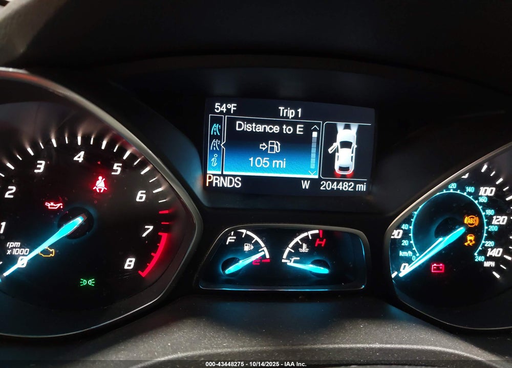 2014 FORD ESCAPE SE VIN: 1FMCU9G97EUD80590