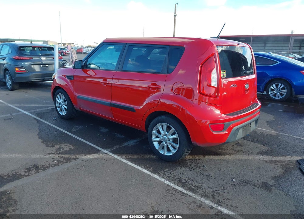 2013 KIA SOUL + VIN: KNDJT2A6XD7606364