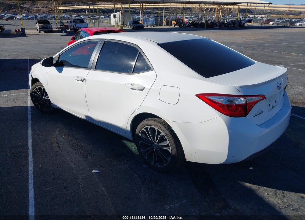 2015 TOYOTA COROLLA S PLUS VIN: 5YFBURHE2FP321196