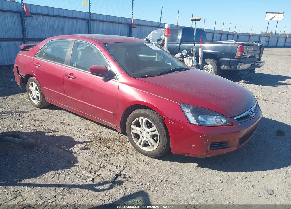 2007 HONDA ACCORD 2.4 EX VIN: 1HGCM56807A105655