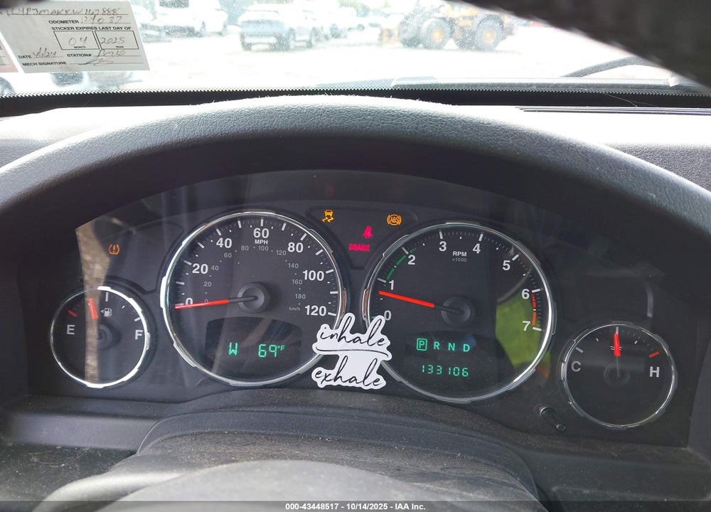 2012 JEEP LIBERTY SPORT VIN: 1C4PJMAK1CW163888