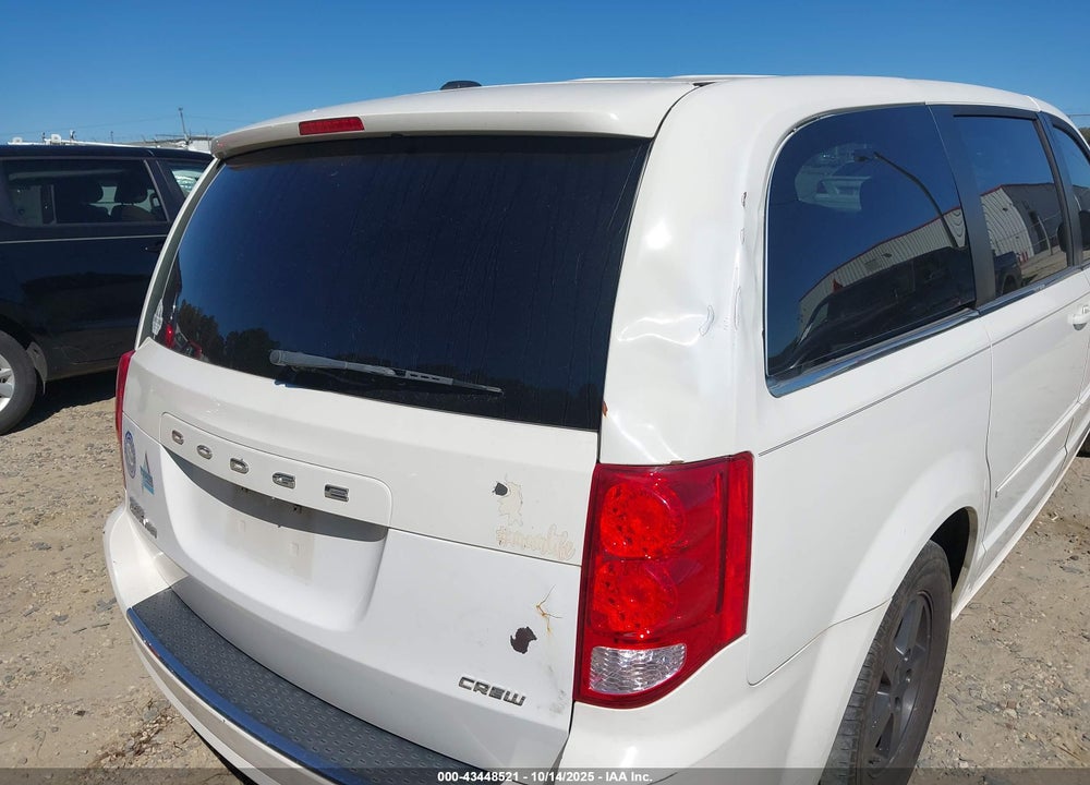 2012 DODGE GRAND CARAVAN CREW VIN: 2C4RDGDG5CR196958