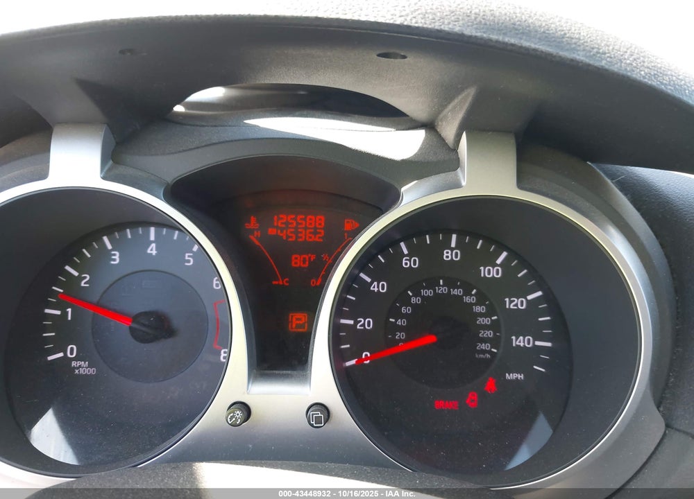 2013 NISSAN JUKE S VIN: JN8AF5MR3DT208889