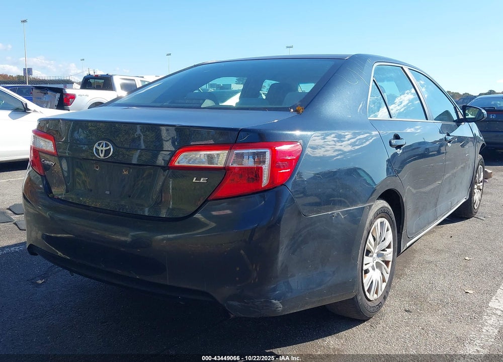 2013 TOYOTA CAMRY LE VIN: 4T1BF1FK8DU238453