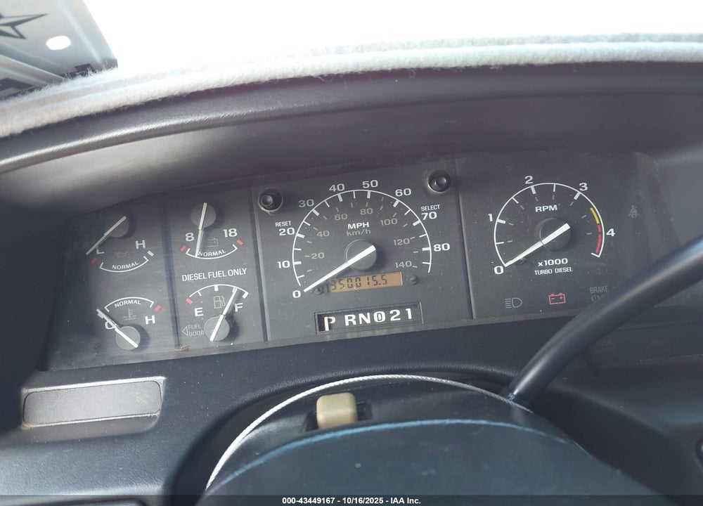 1995 FORD F350 VIN: 1FTJW36F9SEA47209