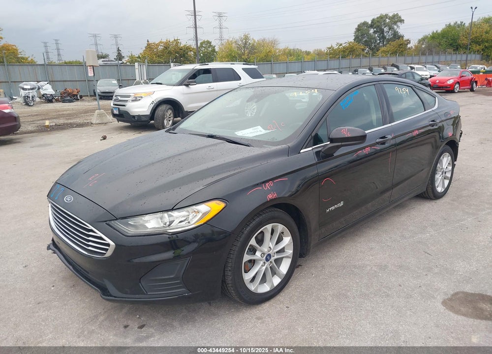2019 FORD FUSION HYBRID SE VIN: 3FA6P0LU4KR110630