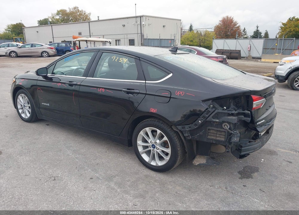 2019 FORD FUSION HYBRID SE VIN: 3FA6P0LU4KR110630