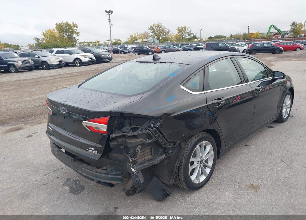 2019 FORD FUSION HYBRID SE VIN: 3FA6P0LU4KR110630