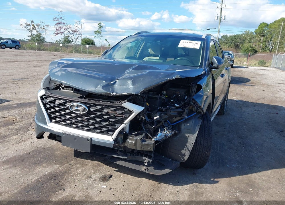 2021 HYUNDAI TUCSON VIN: KM8J3CAL3MU318100