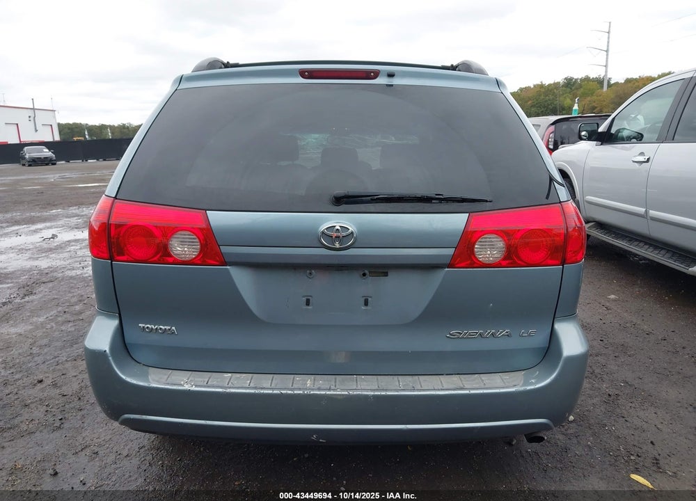 2007 TOYOTA SIENNA LE VIN: 5TDZK23C17S031624