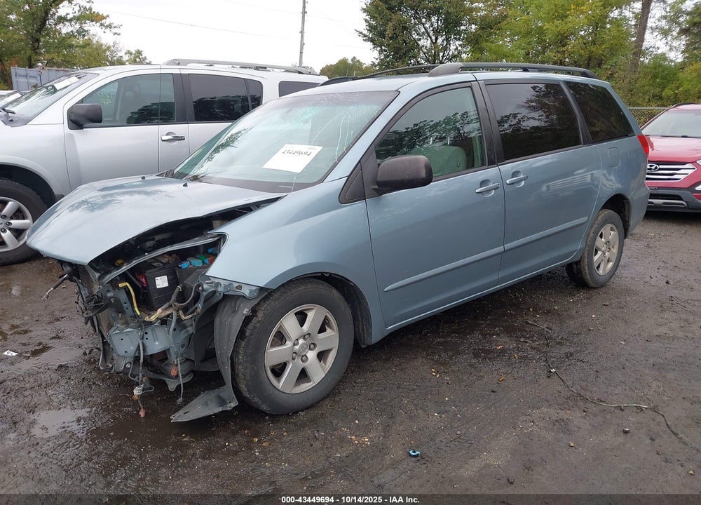 2007 TOYOTA SIENNA LE VIN: 5TDZK23C17S031624