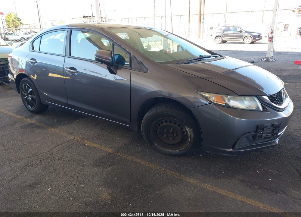 2014 HONDA CIVIC LX VIN: 19XFB2F54EE065600