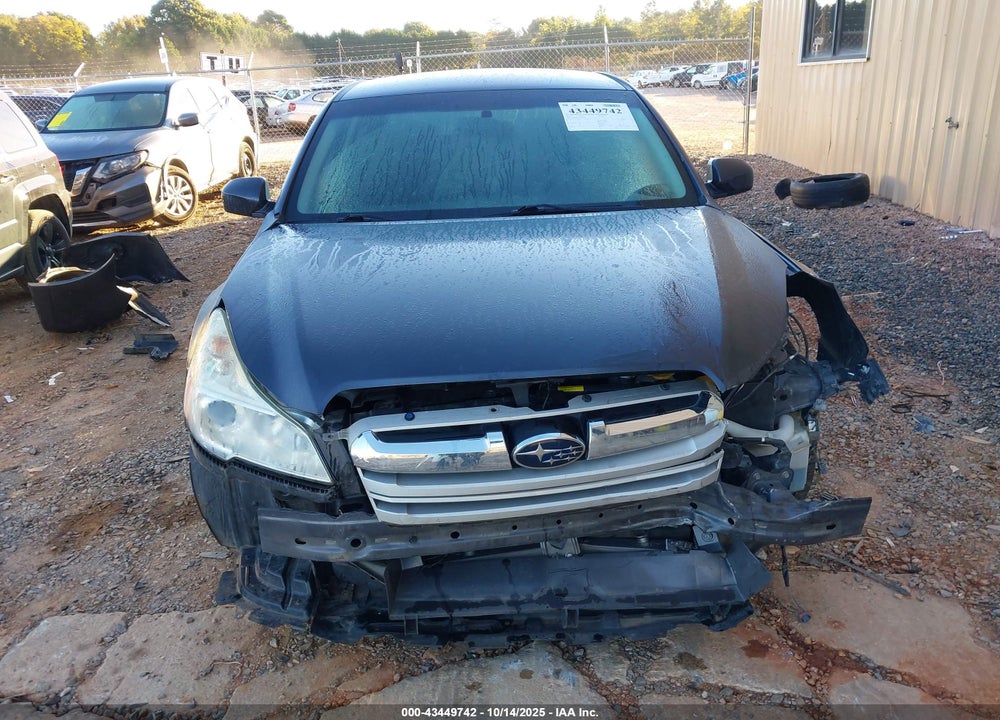 2013 SUBARU LEGACY VIN: 4S3BMBC60D3045291