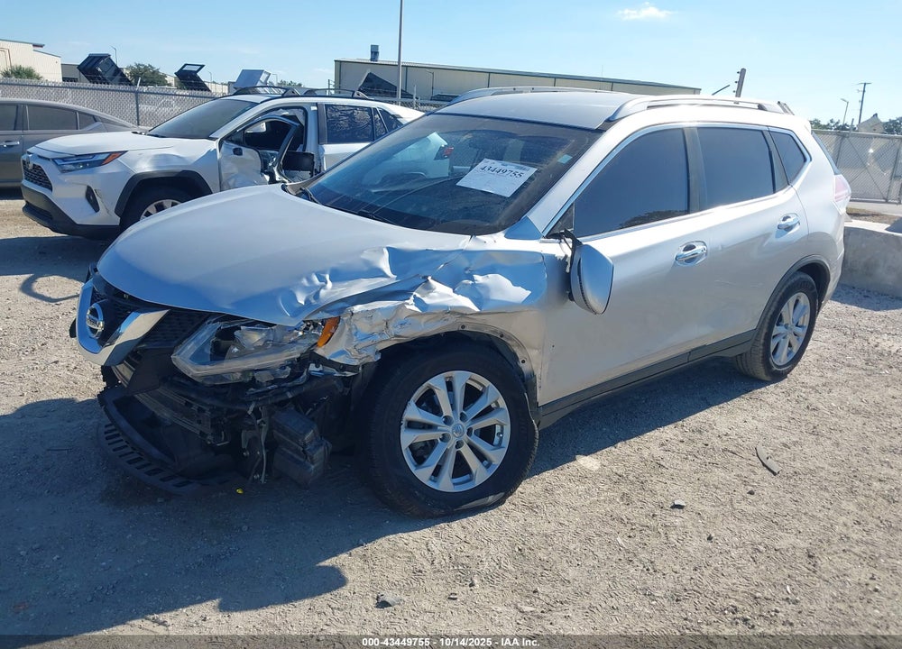 2016 NISSAN ROGUE SV VIN: JN8AT2MT0GW008512