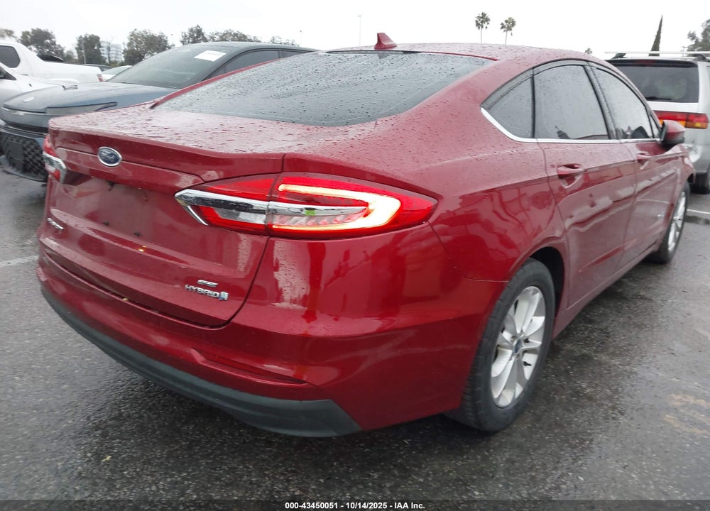 2019 FORD FUSION HYBRID SE VIN: 3FA6P0LU2KR173824