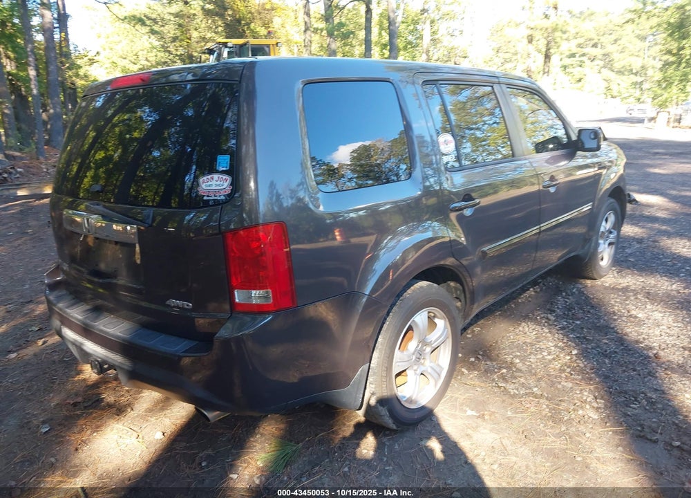 2013 HONDA PILOT EX-L VIN: 5FNYF4H5XDB036133