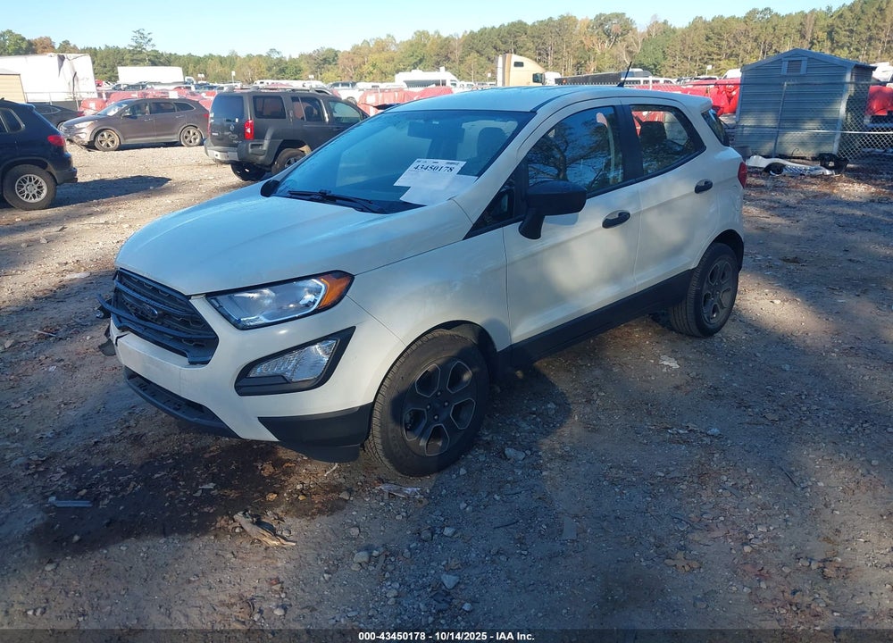 2021 FORD ECOSPORT S VIN: MAJ3S2FE5MC440845