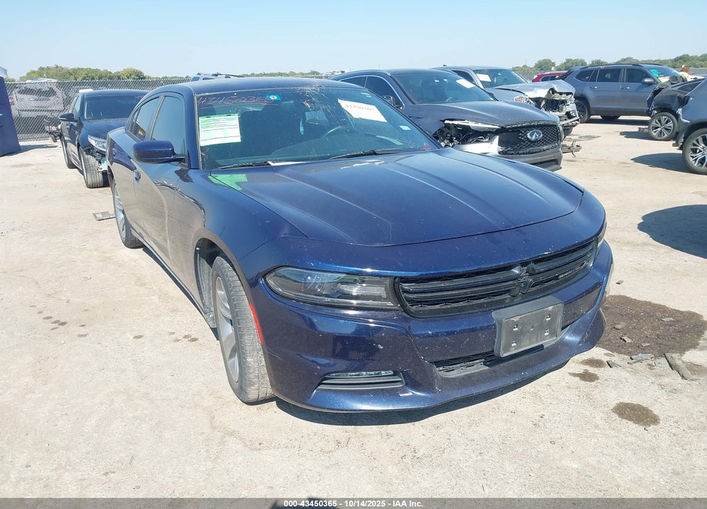 2016 DODGE CHARGER SXT VIN: 2C3CDXHG6GH297412