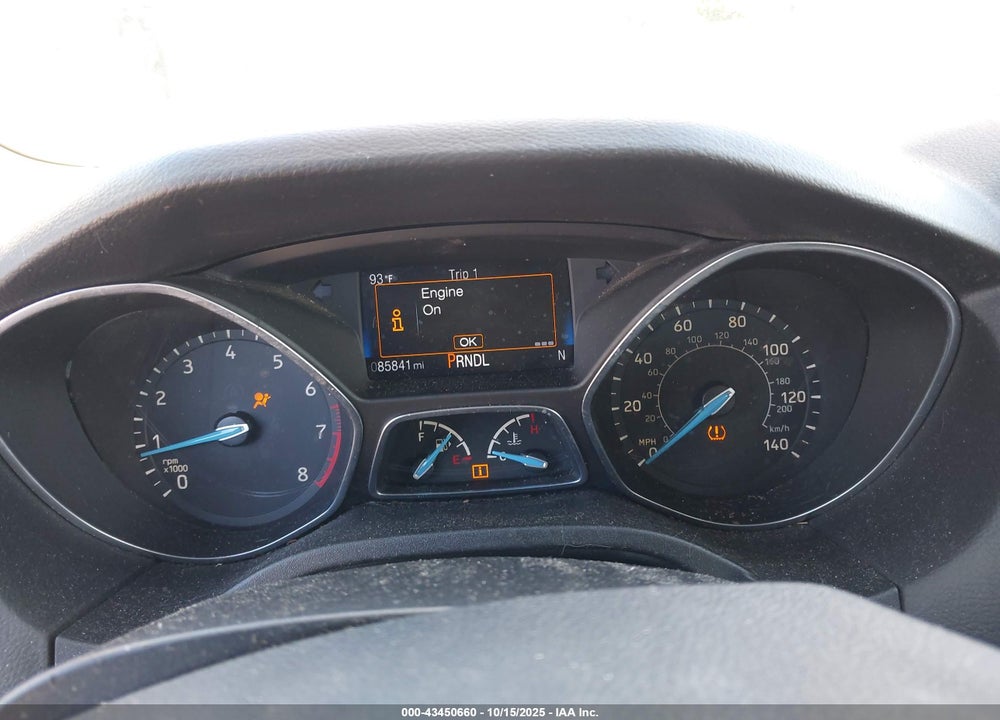 2016 FORD FOCUS SE VIN: 1FADP3F27GL356354