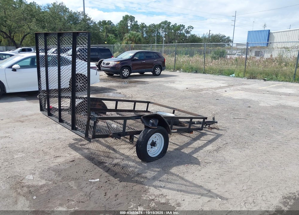 2020 CARRY ON 8' FLATBED TRAILER VIN: 4YMBU0819LG090879