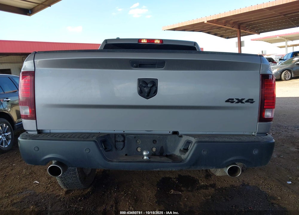2021 RAM 1500 CLASSIC WARLOCK 4X4 5'7 BOX VIN: 1C6RR7LTXMS516590