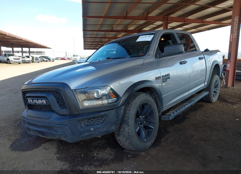 2021 RAM 1500 CLASSIC WARLOCK 4X4 5'7 BOX VIN: 1C6RR7LTXMS516590
