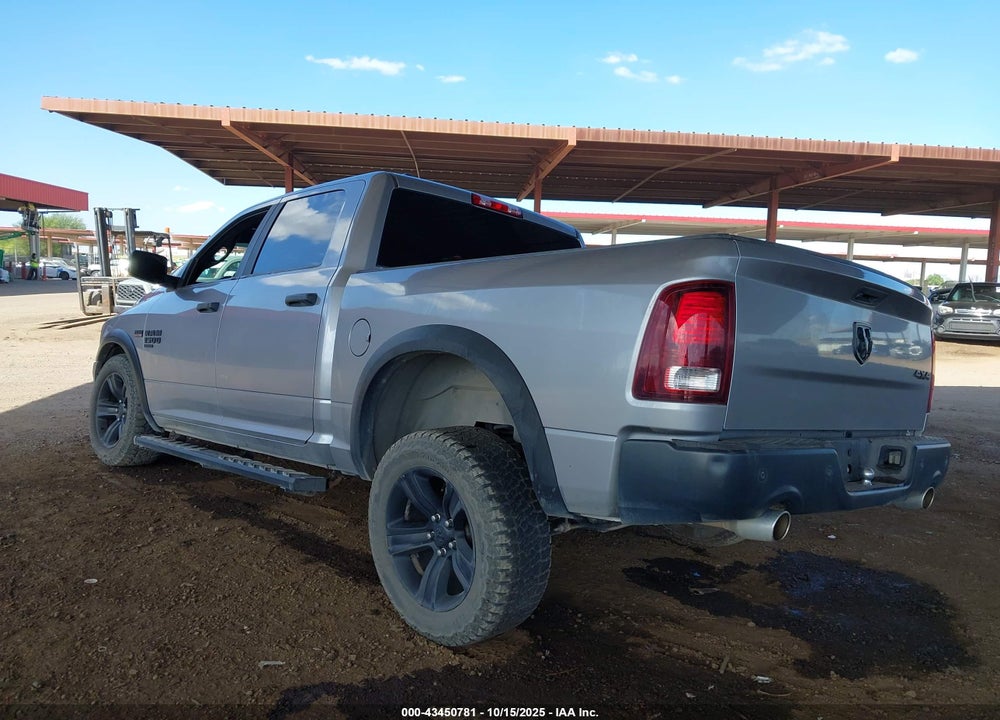 2021 RAM 1500 CLASSIC WARLOCK 4X4 5'7 BOX VIN: 1C6RR7LTXMS516590