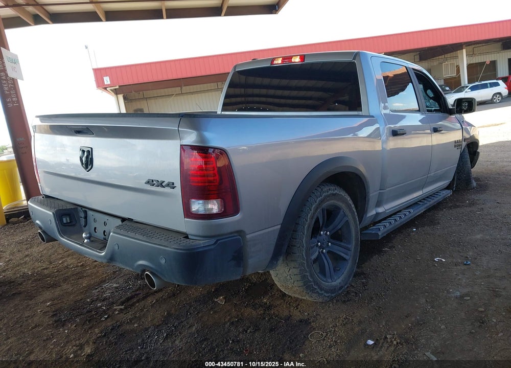2021 RAM 1500 CLASSIC WARLOCK 4X4 5'7 BOX VIN: 1C6RR7LTXMS516590