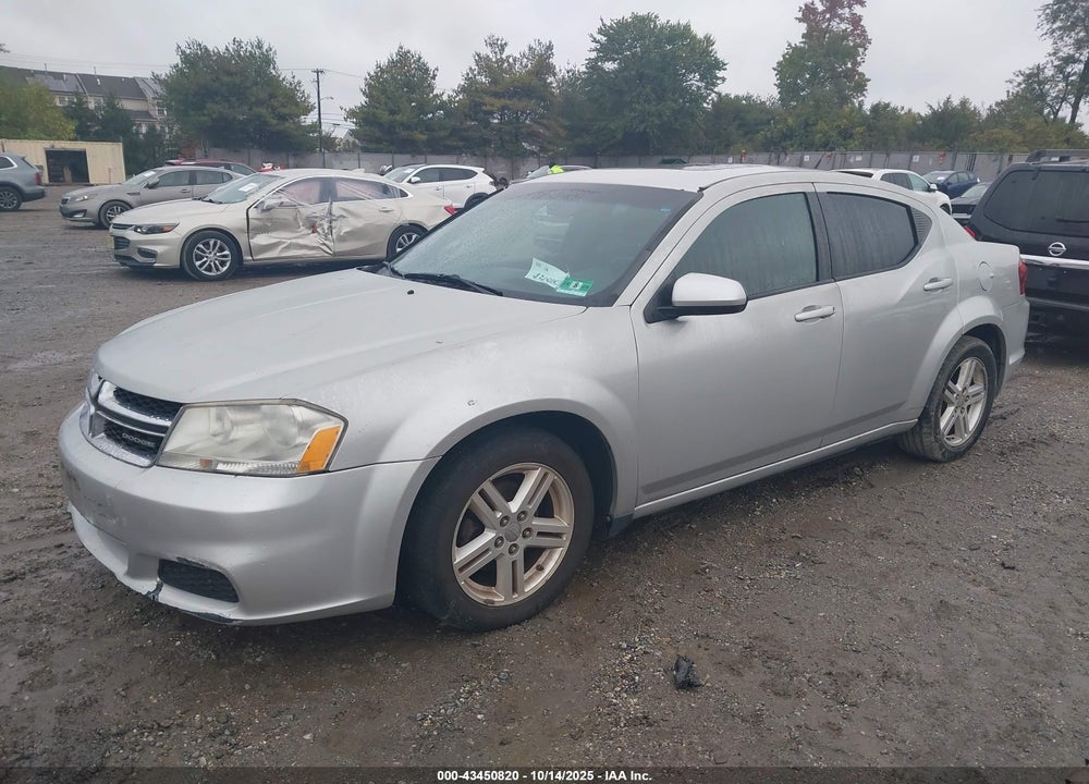 2011 DODGE AVENGER VIN: 1B3BD1FB0BN536725